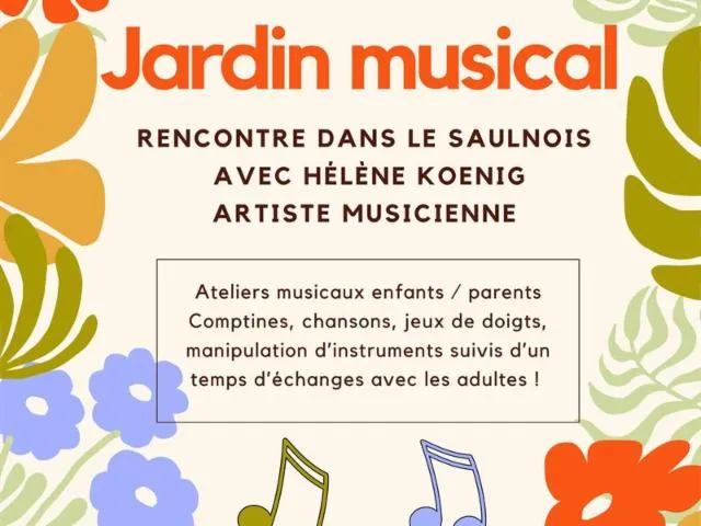 Image qui illustre: Jardin Musical Avec Hélène Koenig