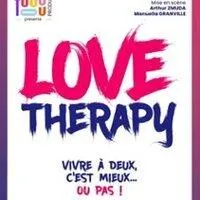 Image qui illustre: Love Therapy - Théâtre Le Bourvil Paris