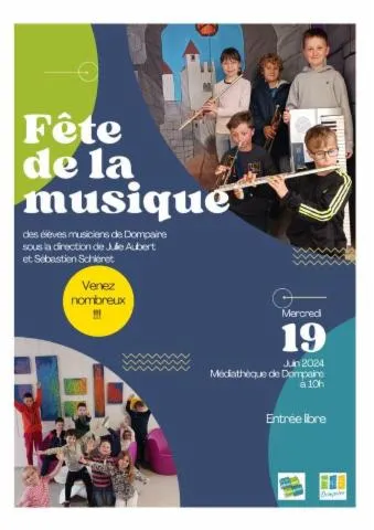 Image qui illustre: Fête De La Musique À La Médiathèque
