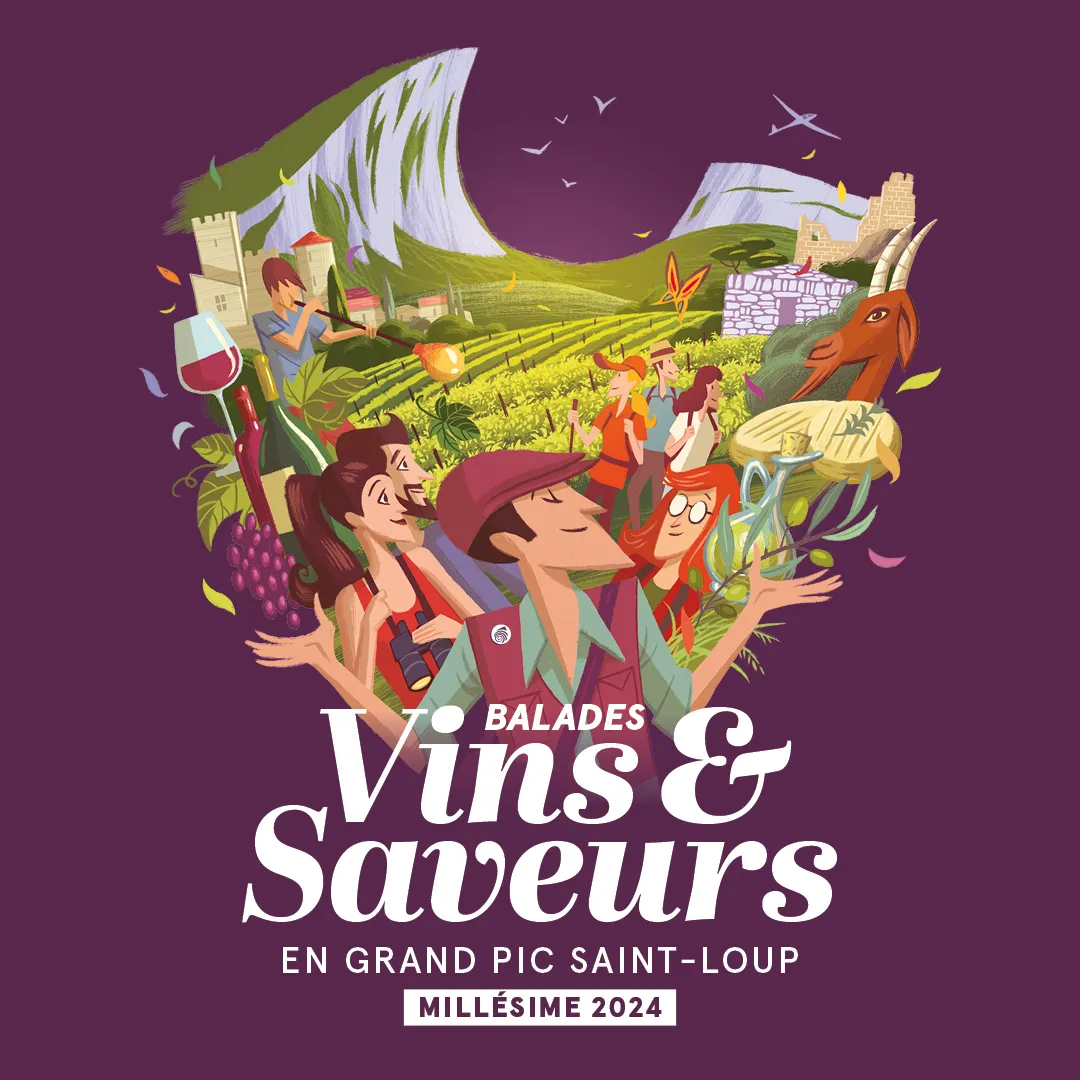 Image qui illustre: Balade Vins & Saveurs 2024 - Domaine Départemental Du Mas Neuf [août] à Saint-Clément-de-Rivière - 1