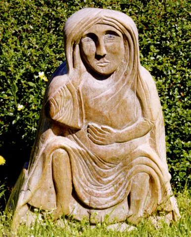 Image qui illustre: Sculptures sur bois. Eglise Saint-Pierre de Firminy-Vert - Le Corbusier.