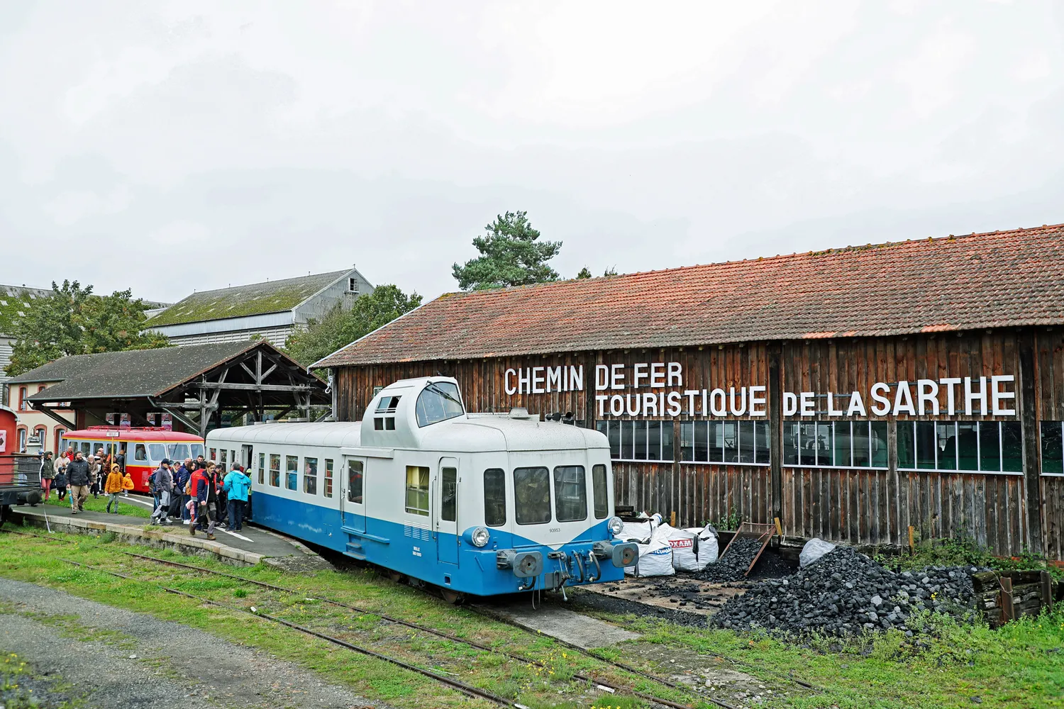 Image qui illustre: A la découverte du train historique de la Sarthe : La TRANSVAP à Beillé - 0