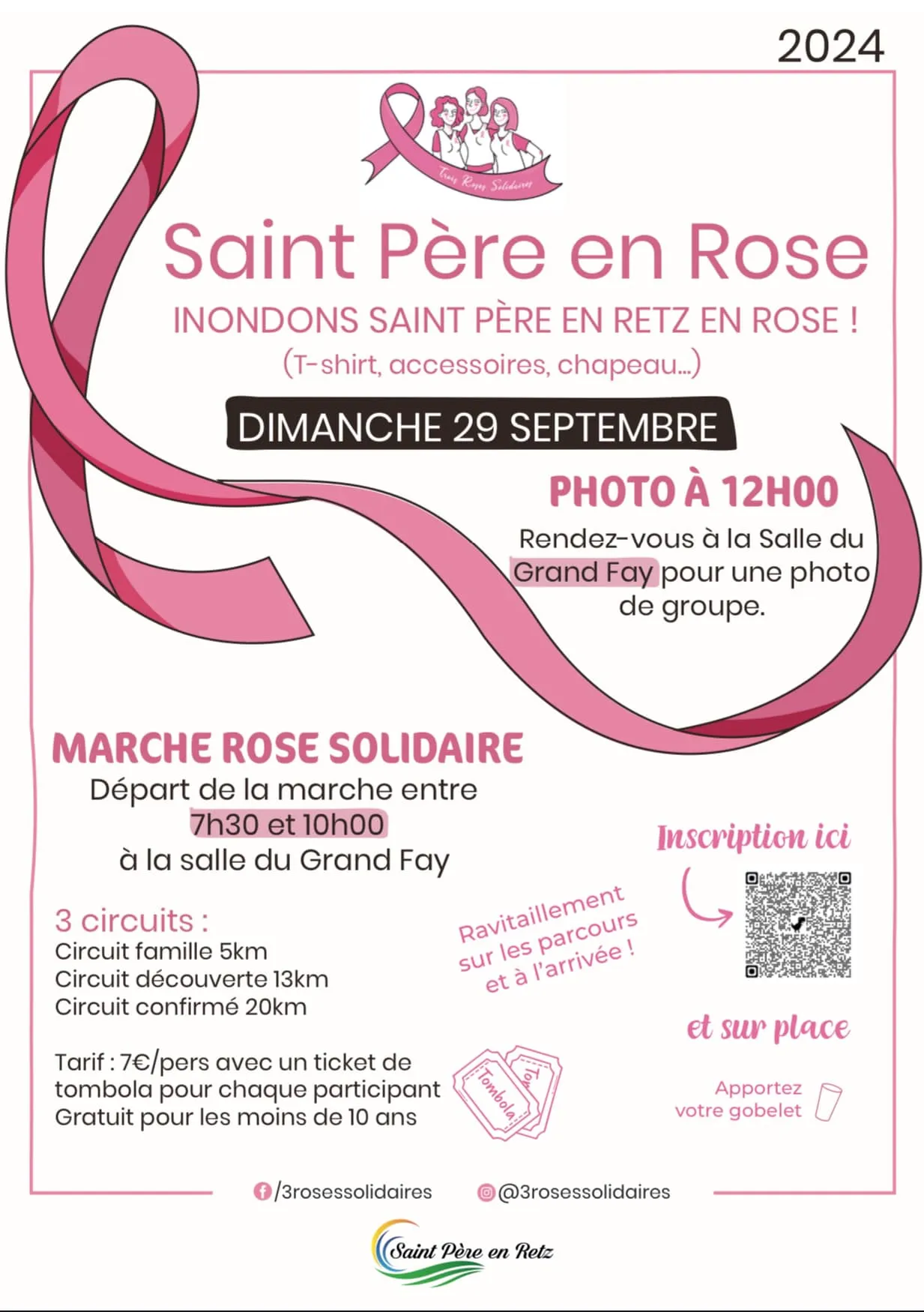 Image qui illustre: Marche Rose à Saint-Père-en-Retz - 1