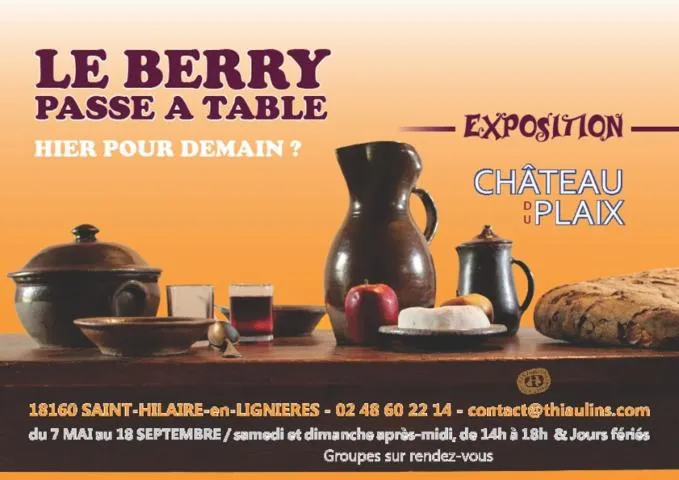 Image qui illustre: Exposition "le Berry Passe À Table"