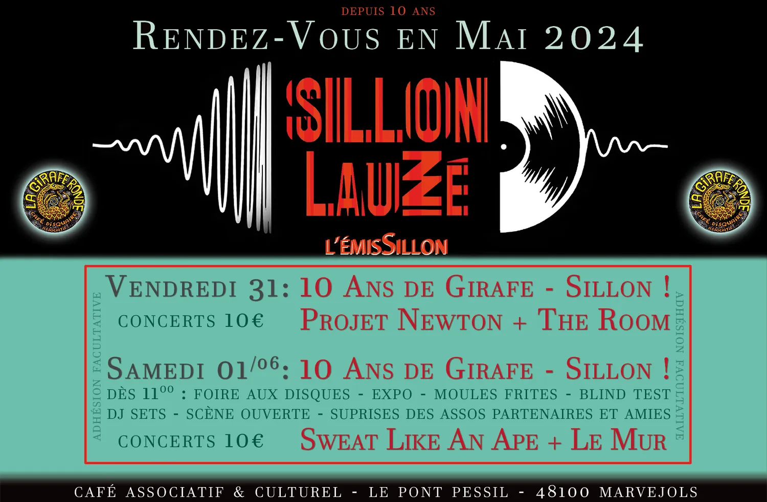 Image qui illustre: 10 Ans Du Sillon Lauzé Et De La Girafe Ronde à Marvejols - 0