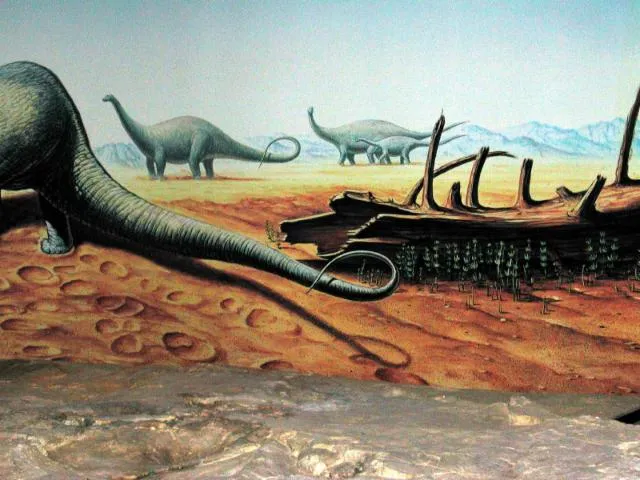Image qui illustre: Ichnospace, Empreintes Et Traces De Dinosaures