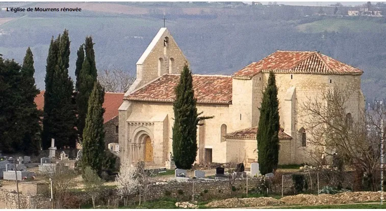 Image qui illustre: Découvrez l'église de Mourrens à Sainte-Colombe-en-Bruilhois - 0