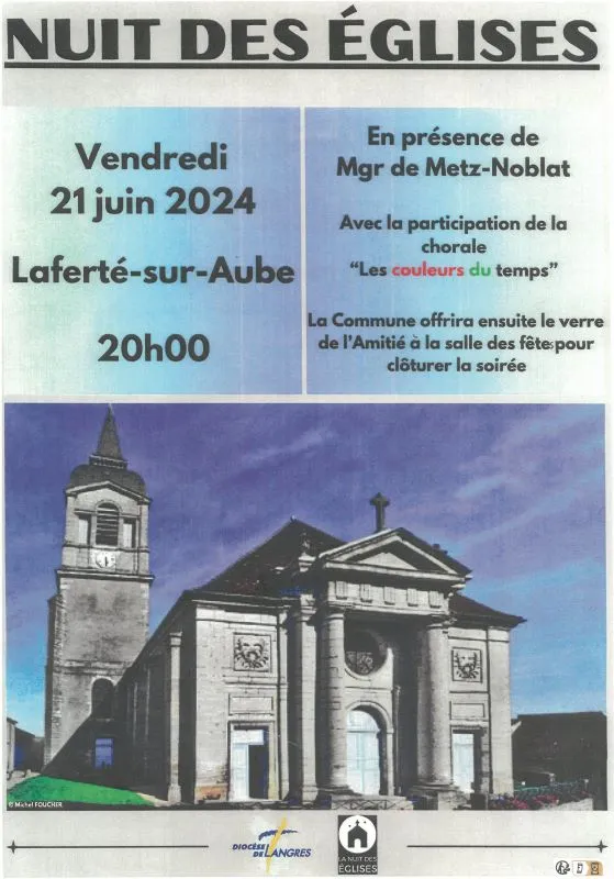Image qui illustre: Nuit Des Eglises à Laferté-sur-Aube - 0