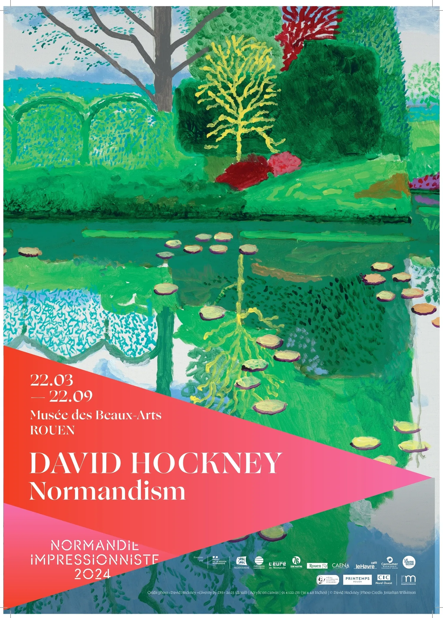 Image qui illustre: Visite libre de l'exposition Hockney, Normandism à Rouen - 0