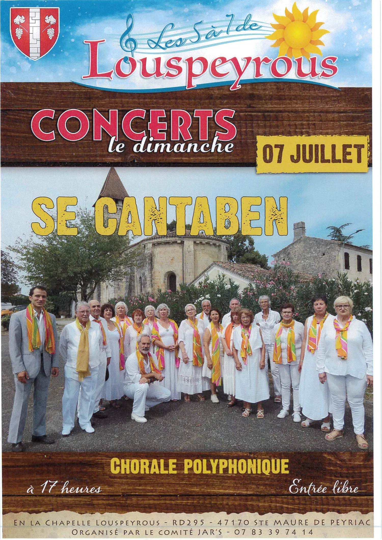 Image qui illustre: Les 5 à 7 de louspeyrous - se cantaben à Sainte-Maure-de-Peyriac - 0