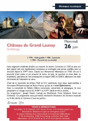 Image qui illustre: [les Estivales Du Patrimoine] Château Du Grand Launay À Semblançay