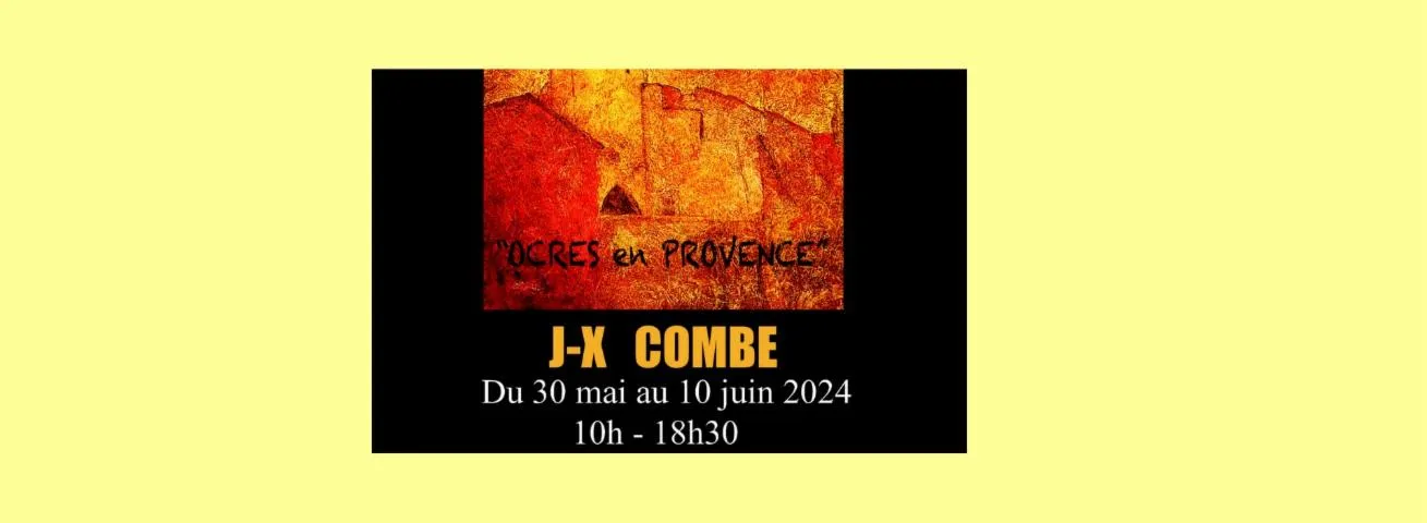 Image qui illustre: Exposition J-X Combe - Ocres En Provence
