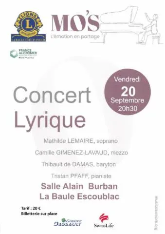 Image qui illustre: Concert lyrique