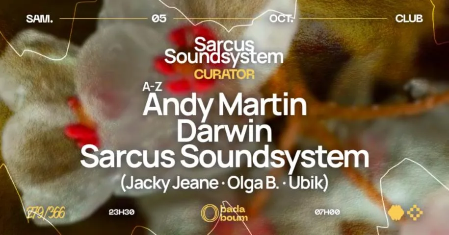 Image qui illustre: Sarcus Soundsystem Curator : Darwin, Andy Martin