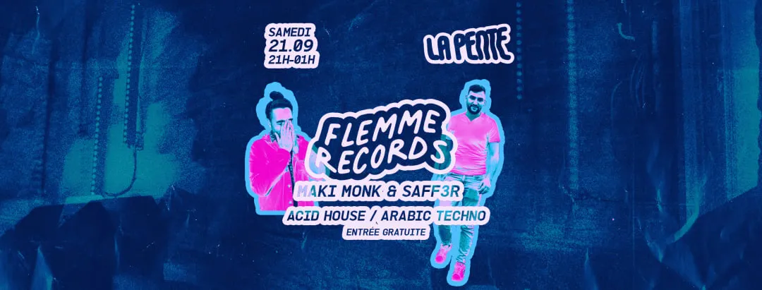 Image qui illustre: FLEMME RECORDS w/ Maki-Monk & Saff3r à Lyon - 0