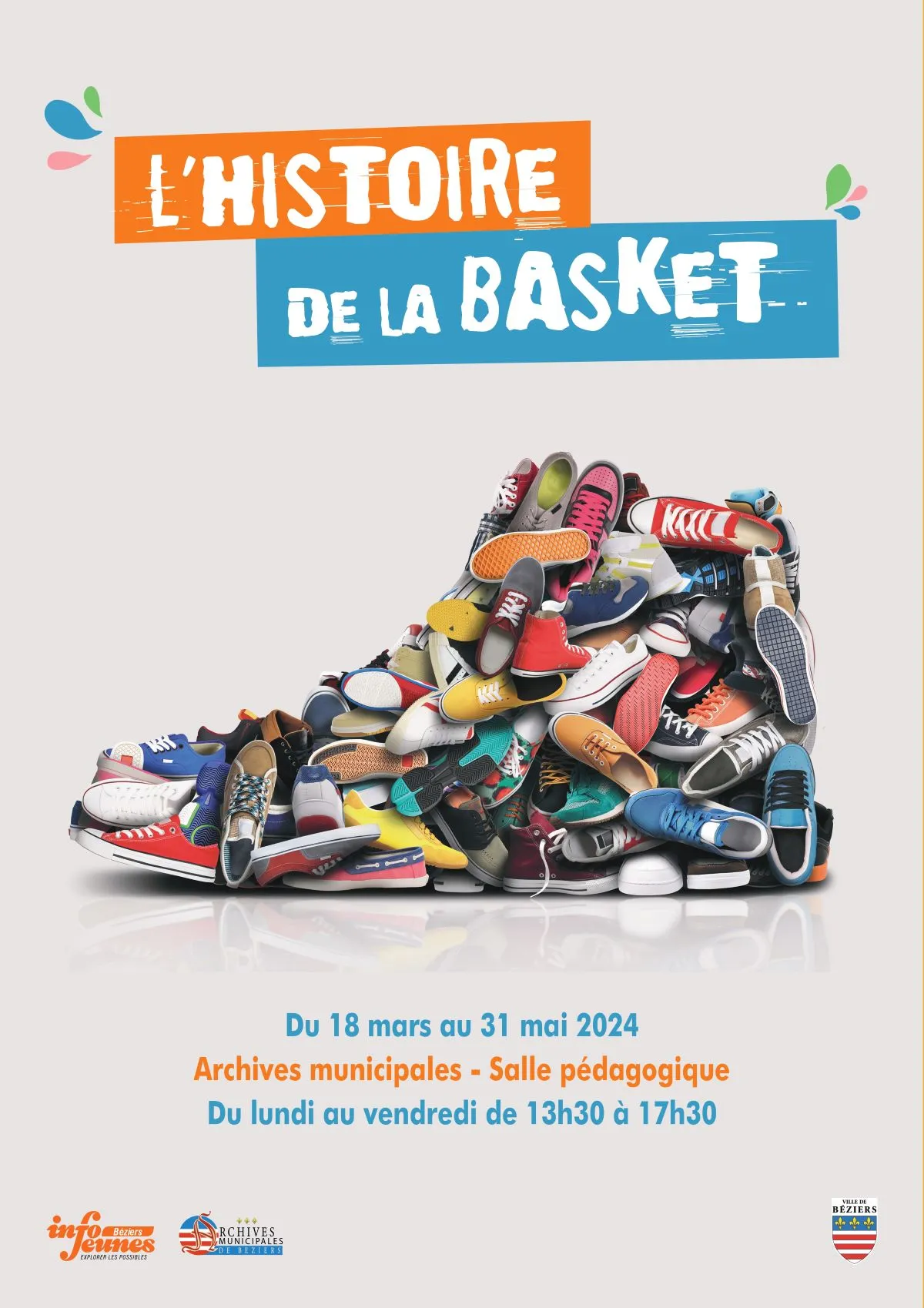 Image qui illustre: Exposition- L'histoire De La Basket à Béziers - 0