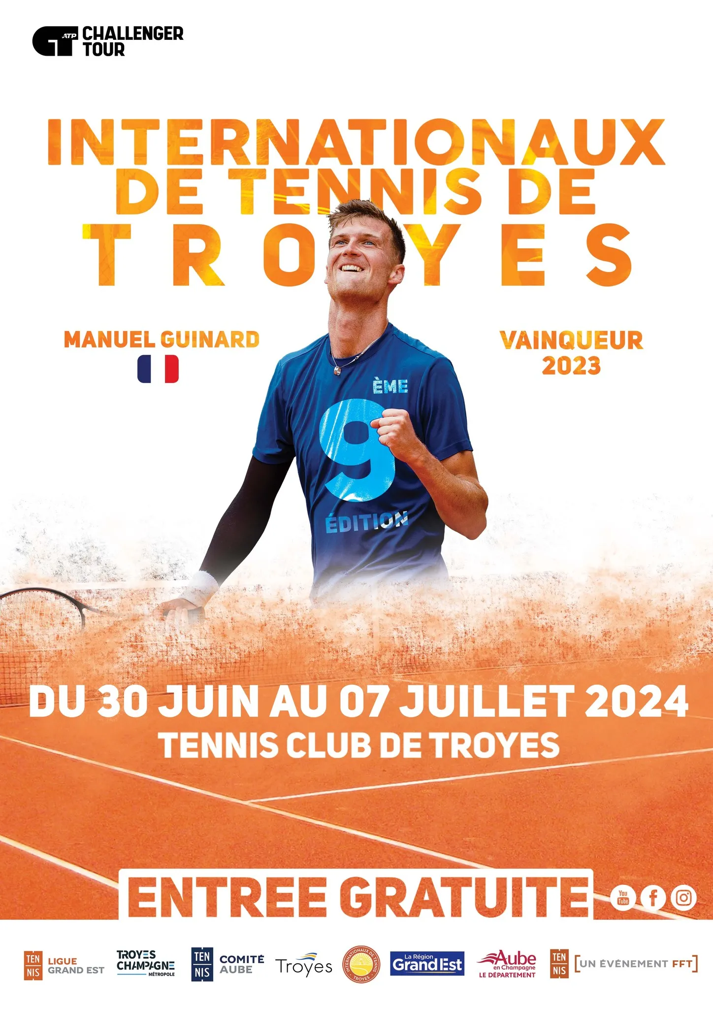 Image qui illustre: Internationaux De Tennis De Troyes à Pont-Sainte-Marie - 0