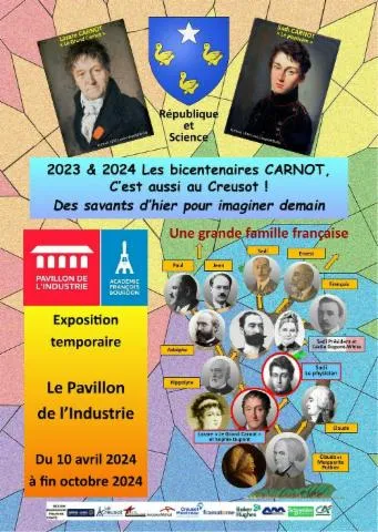 Image qui illustre: Exposition  2023-24, les bicentenaires Carnot, c’est aussi au Creusot ! Des savants d’hier pour imaginer demain