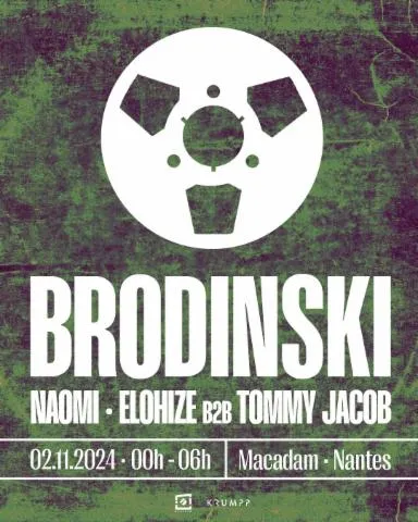 Image qui illustre: Brodinski + Naomi + Elohize B2B Tommy Jacob