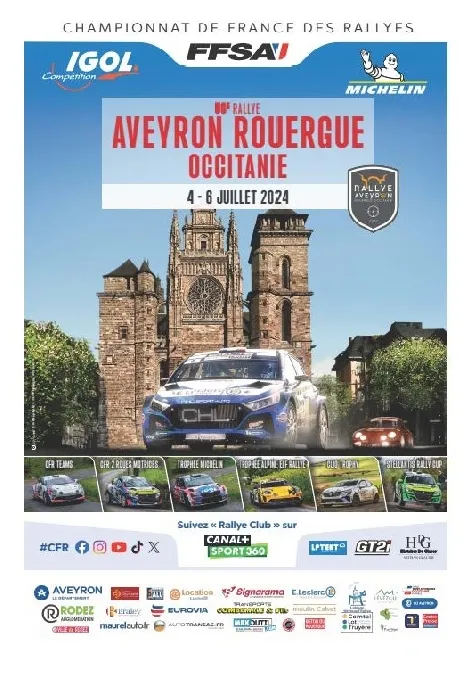 Image qui illustre: 50ème Rallye Aveyron Rouergue Occitanie à Onet-le-Château - 0