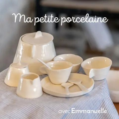 Image qui illustre: Fabriquez une dinette en porcelaine