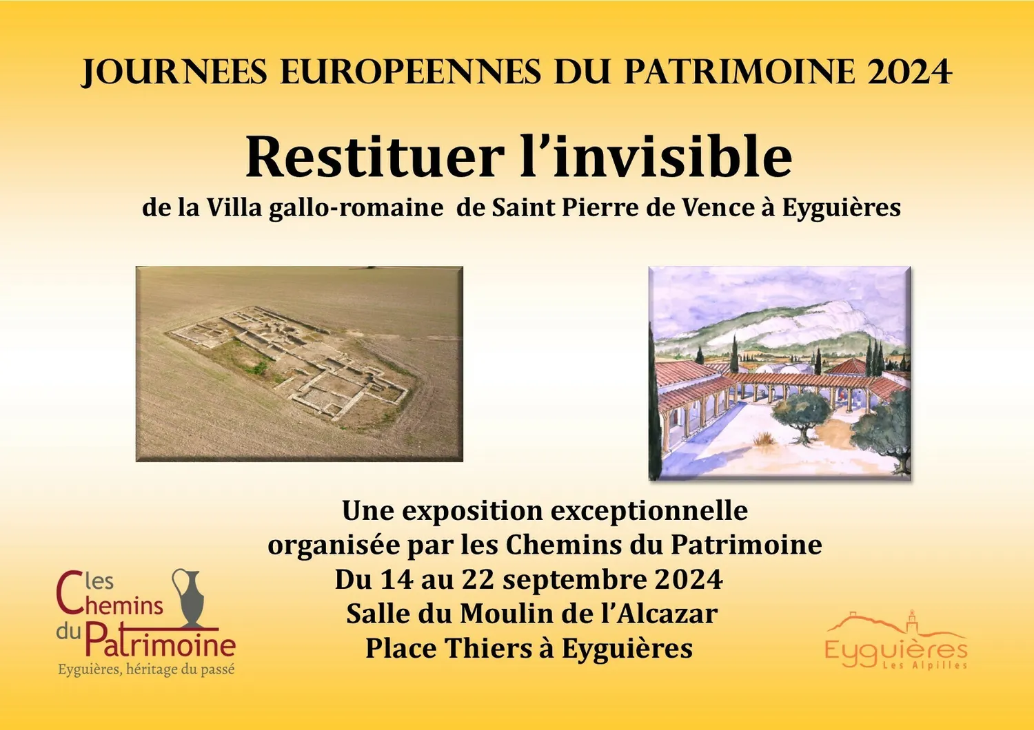 Image qui illustre: Restituer l'invisible La Villa gallo-romaine de Saint Pierre de Vence à Eyguières - 0