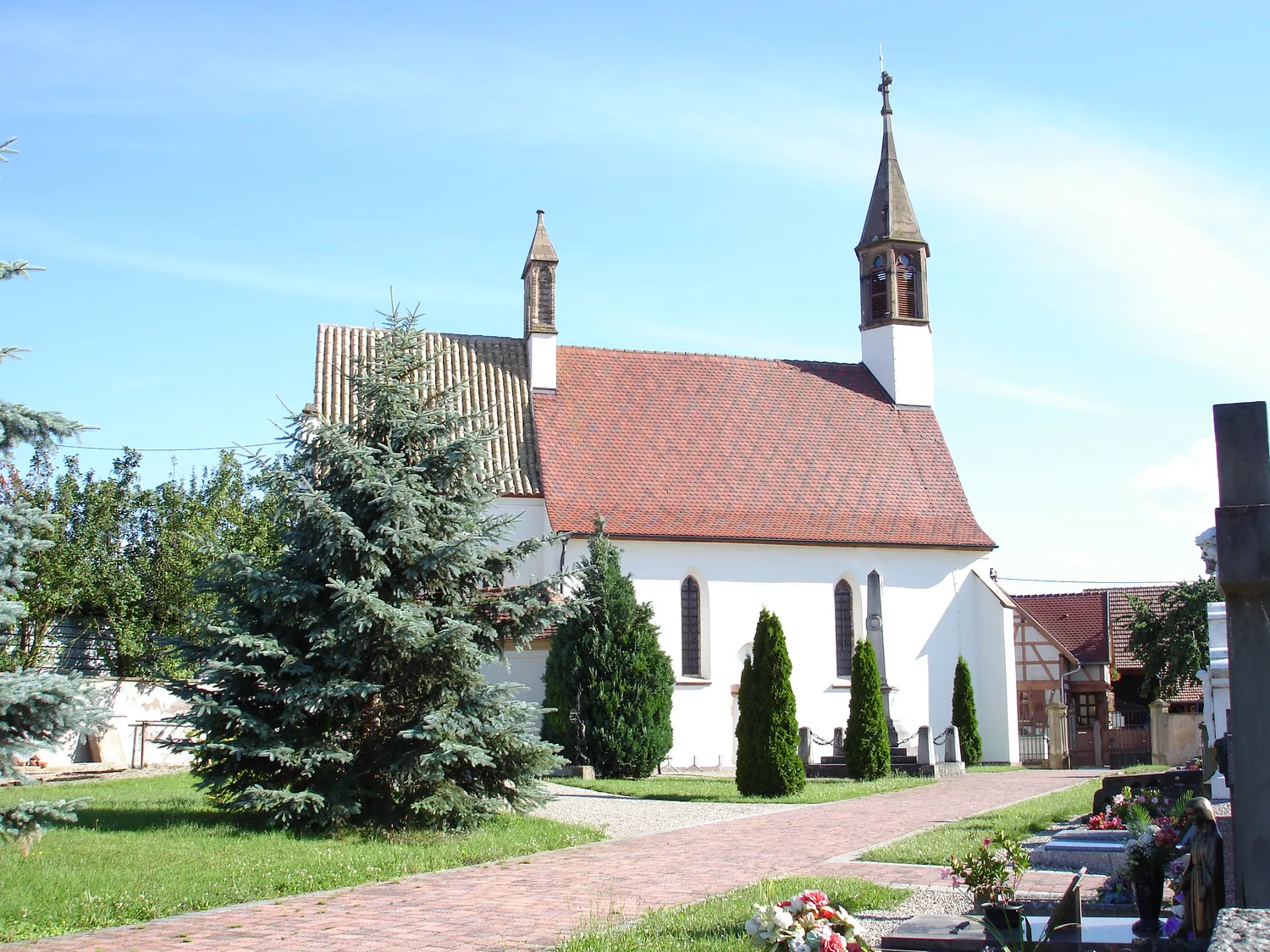 Image qui illustre: Chapelle Notre Dame Du Grasweg à Huttenheim - 0
