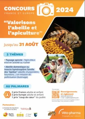 Image qui illustre: Concours Photo "valorisons L'abeille Et L'apiculture"