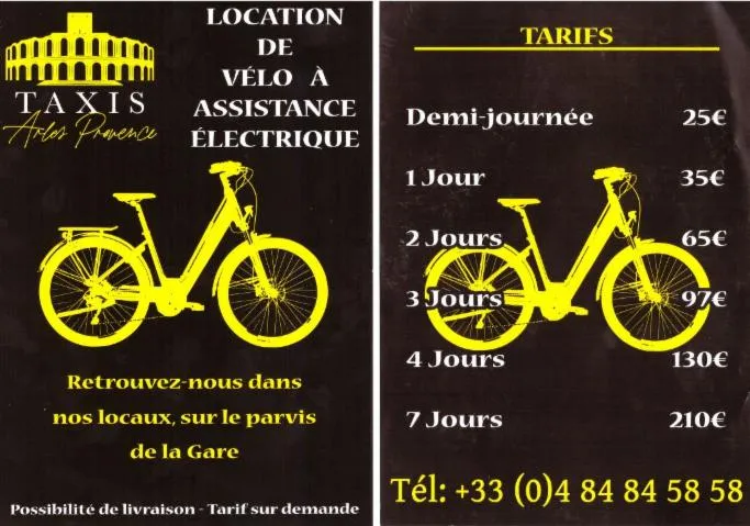 Image qui illustre: Taxis Arles Provence - Location De Vélos