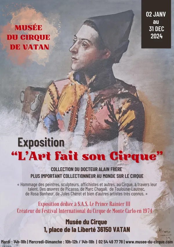 Image qui illustre: Exposition Annuelle "L'art Fait Son Cirque" à Vatan - 0