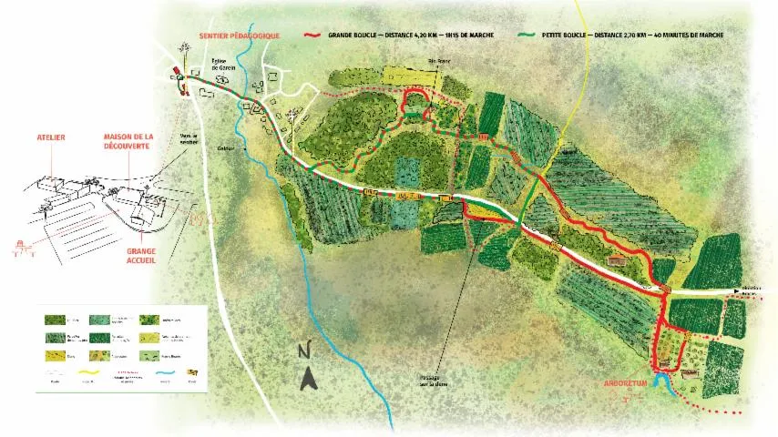 Image qui illustre: Sentier pédagogique et Arboretum de Graine de Forêt