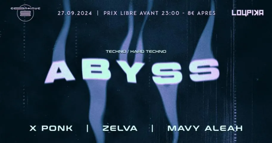 Image qui illustre: ABYSS - Techno / Hard Techno - LOUPIKA - Continue ? Records