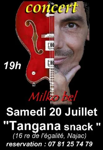 Image qui illustre: Concert : Milko Bel Au Tangana Snack