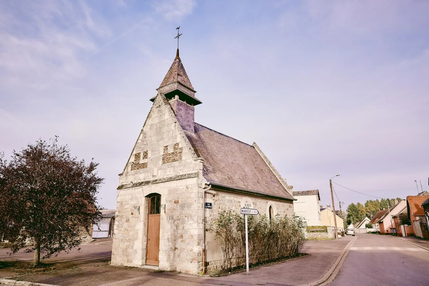 Image qui illustre: Eglise Saint-brice à Marest-Dampcourt - 0
