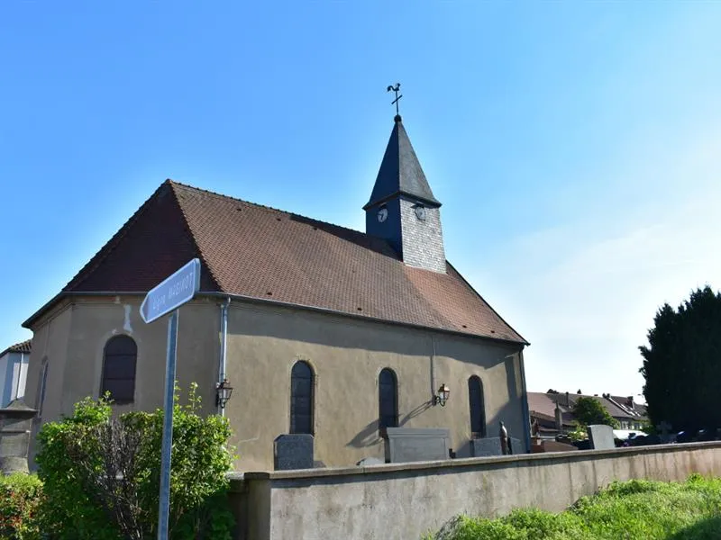 Image qui illustre: Église Saint-wendelin à Barst - 1
