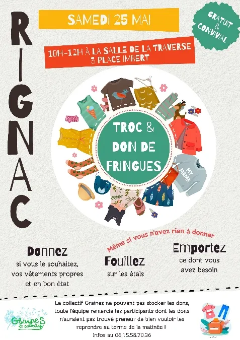 Image qui illustre: Troc De Fringues à Rignac - 0