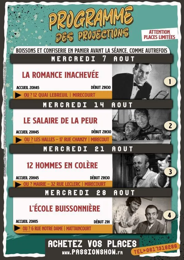 Image qui illustre: Rétro Festival Dans Des Lieux Insolites : Projection Du Film La Romance Inachevée à Mirecourt - 1