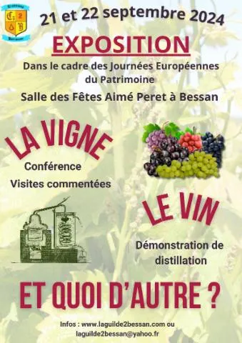 Image qui illustre: Exposition :  La vigne, le vin et quoi d'autre ?