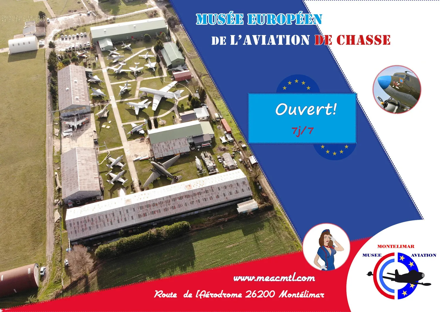 Image qui illustre: Découverte du patrimoine aéronautique européen à Montélimar - 0