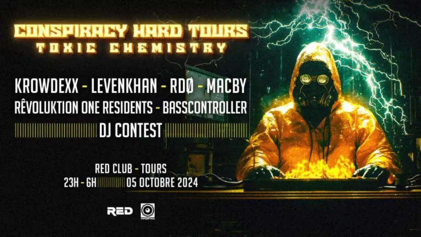 Image qui illustre: Conspiracy Hard Tours - Toxic Chemistry