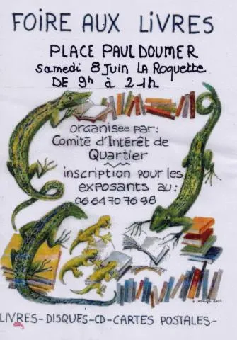 Image qui illustre: Foire aux livres à La Roquette