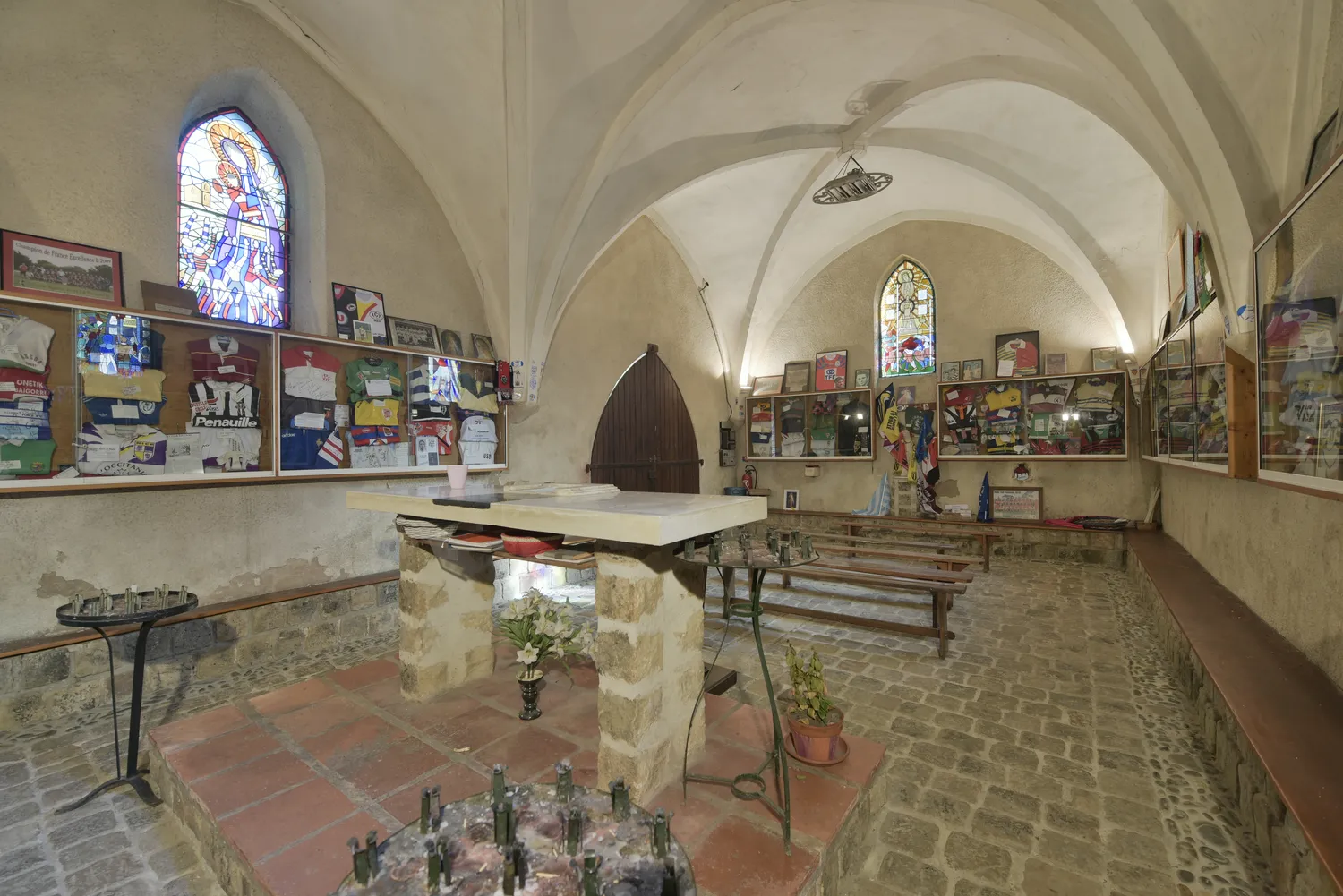Image qui illustre: Chapelle Notre Dame du Rugby et sa salle d'exposition à Larrivière-Saint-Savin - 0