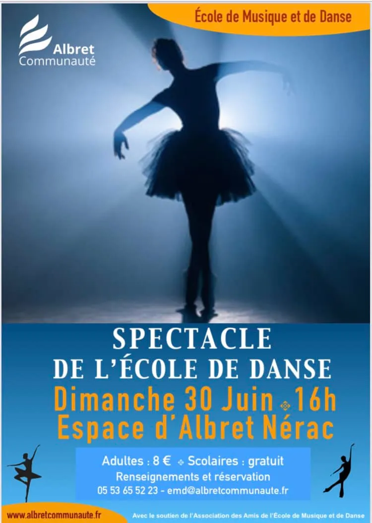 Image qui illustre: Spectacle de l'Ecole de Danse d'Albret Communauté à Nérac - 0