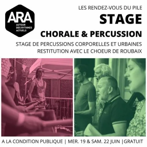 Image qui illustre: Stage percussions & Choeur de Roubaix