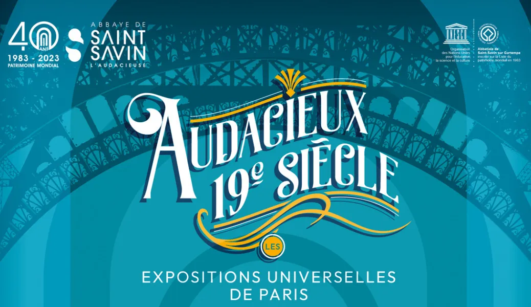 Image qui illustre: Audacieux XIXe siècle, les Expositions universelles en France de 1855 à 1900 à Saint-Savin - 0