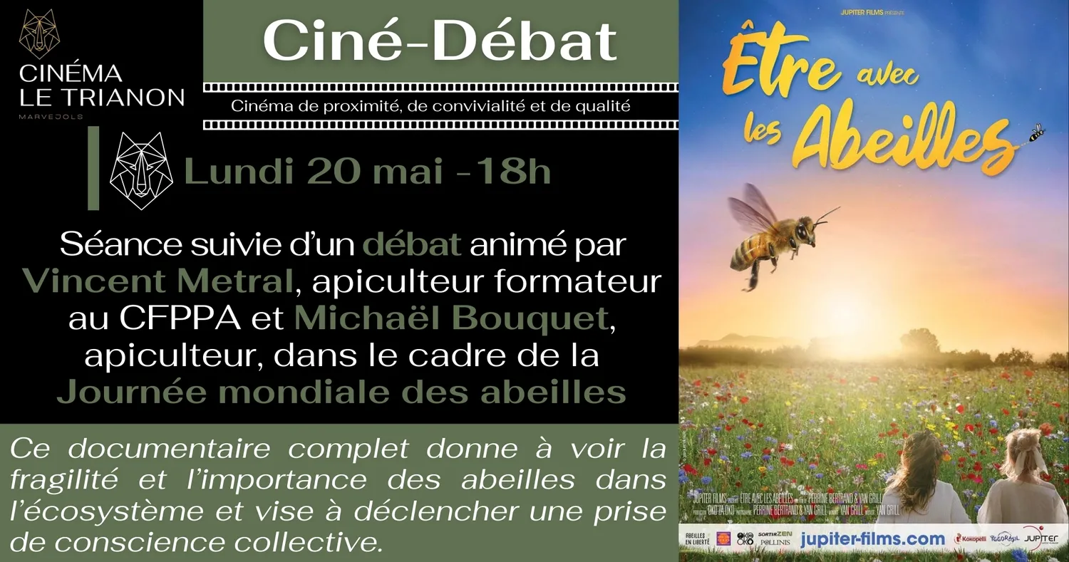 Image qui illustre: Ciné-débat Autour De "être Avec Les Abeilles" -&nbsp;le Trianon à Marvejols - 0