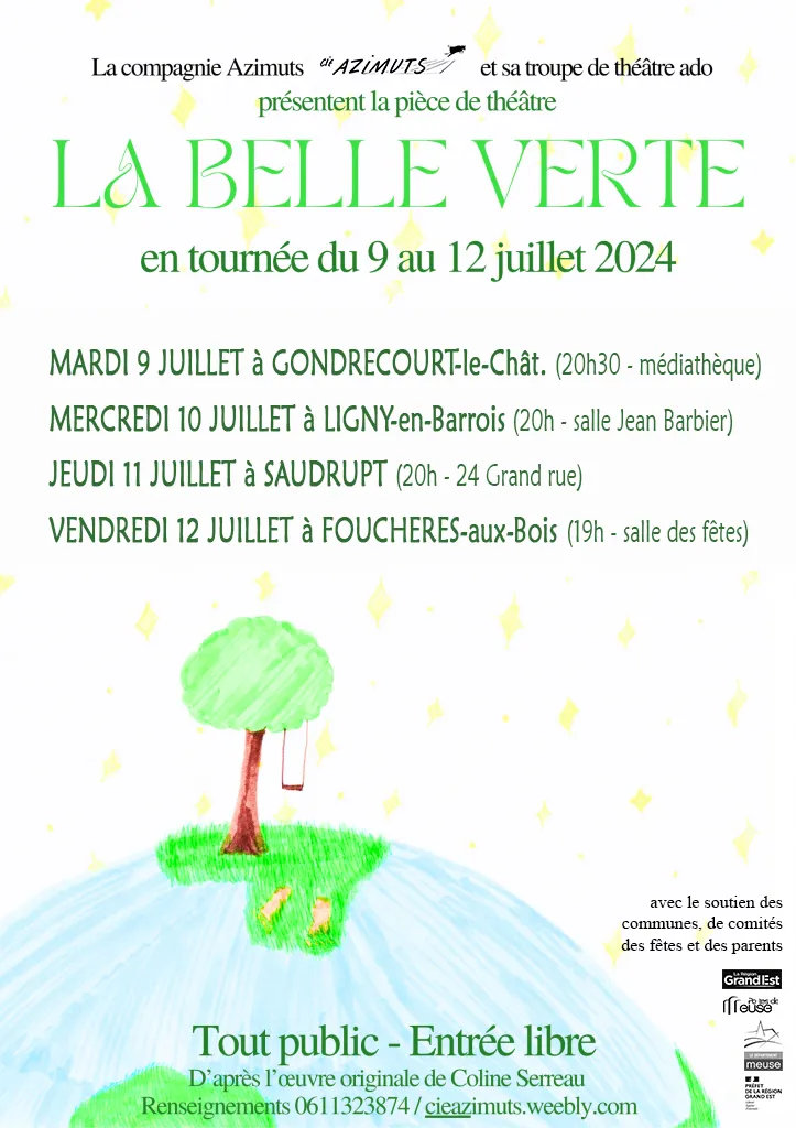 Image qui illustre: Théâtre - La Belle Verte à Fouchères-aux-Bois - 0