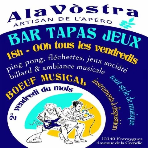 Image qui illustre: Soirée Jeux Tapas Bar En Musique