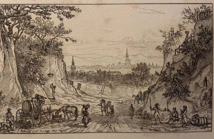 Image qui illustre: Deux Klamm (chemins creux) des Coteaux de Hausbergen