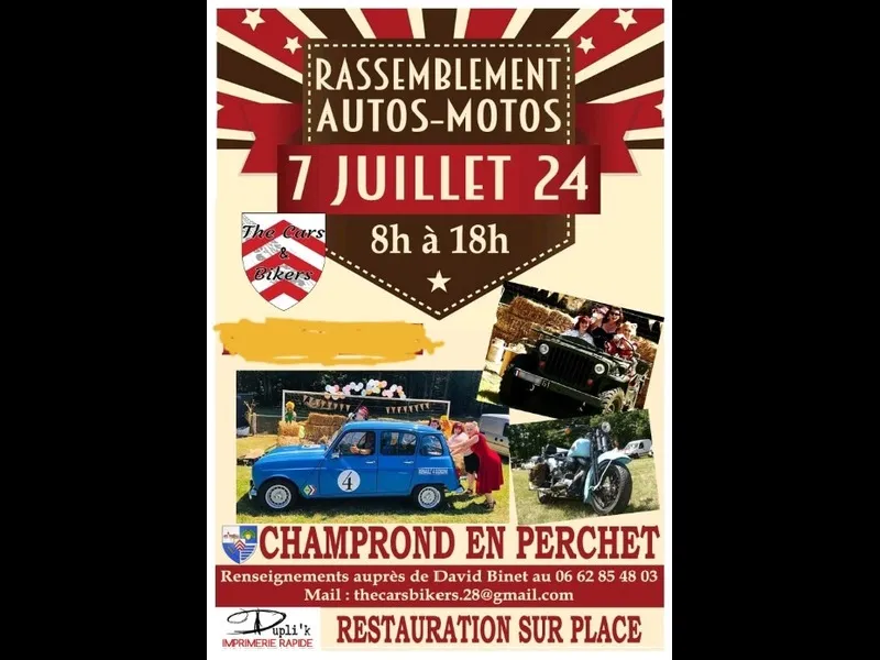 Image qui illustre: Rassemblement Autos-motos #3 à Champrond-en-Perchet - 1